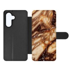 Knížkové pouzdro Creative Case 82 Mramor hnědý – Samsung Galaxy A57 | Levné Kryty | Levné Kryty | Levné Kryty
