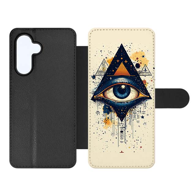 Knížkové pouzdro Creative Case 87 Oko – Samsung Galaxy A56 | Levné Kryty | Levné Kryty | Levné Kryty