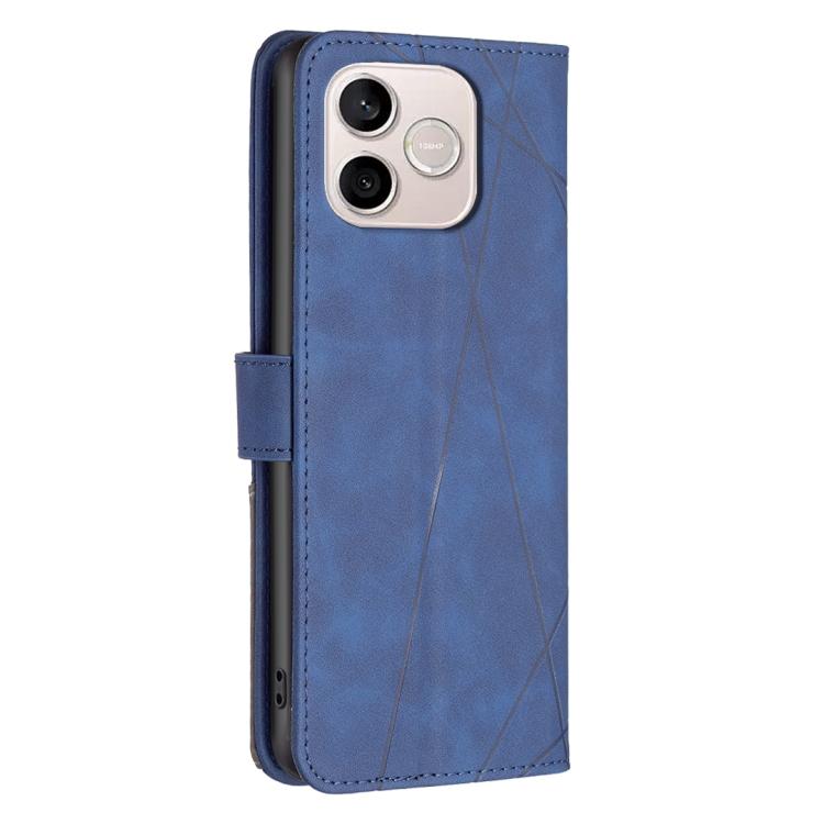 Knížkové pouzdro Rhombus modré – Honor 600 Lite | Levné Kryty | Levné Kryty | Levné Kryty