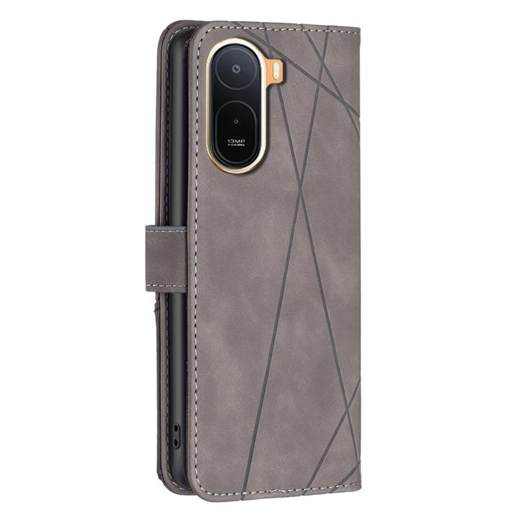 Knížkové pouzdro Rhombus šedé – Xiaomi Redmi A7 Pro | Levné Kryty | Levné Kryty | Levné Kryty