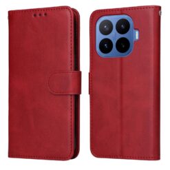 Peněženkové pouzdro Classic Leather case červené – Xiaomi 17T Pro