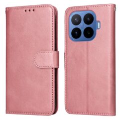 Peněženkové pouzdro Classic Leather case růžové – Xiaomi 17T Pro