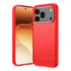 Zadní Kryt Carbon červený – Honor 600 / Honor 600 Pro