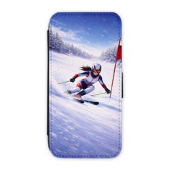 Knížkové pouzdro Creative Case 06 Lyžařka – Samsung Galaxy A27 5G