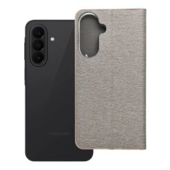 Alternative view of Knížkové pouzdro Luna Book šedé – Samsung Galaxy A27 5G