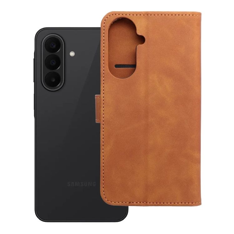 Knížkové pouzdro Smart Velvet hnědé – Samsung Galaxy A27 5G | Levné Kryty | Levné Kryty | Levné Kryty