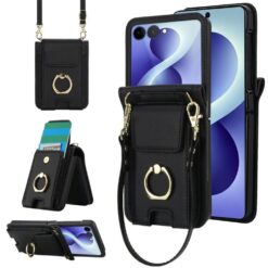 Peněženkové pouzdro Business Wallet černé – Samsung Galaxy Z Flip 8