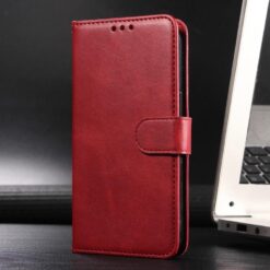 Alternative view of Peněženkové pouzdro Classic Leather case červené – Xiaomi Redmi 17
