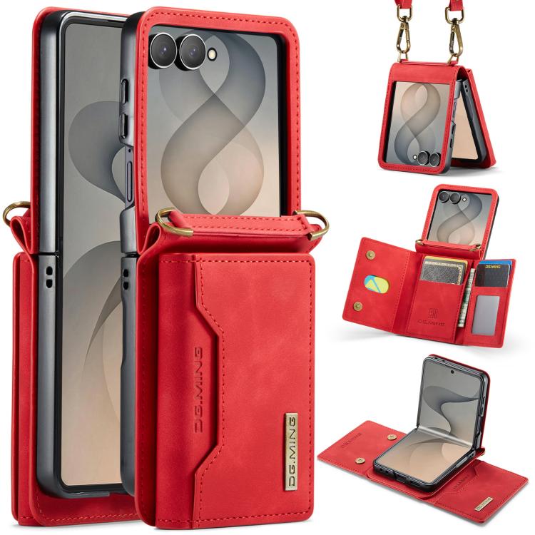 Peněženkové pouzdro Smart Wallet červené – Samsung Galaxy Z Flip 8 | Levné Kryty | Levné Kryty | Levné Kryty