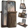 Peněženkové pouzdro Smart Wallet červené – Samsung Galaxy Z Flip 8 | Levné Kryty | Levné Kryty | Levné Kryty