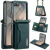 Peněženkové pouzdro Smart Wallet červené – Samsung Galaxy Z Flip 8 | Levné Kryty | Levné Kryty | Levné Kryty