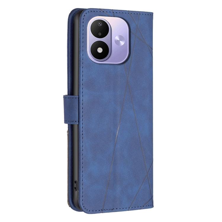 Knížkové pouzdro Rhombus modré – Xiaomi Redmi Note 17 / Redmi Note 17 5G | Levné Kryty | Levné Kryty | Levné Kryty
