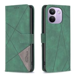 Knížkové pouzdro Rhombus zelené – Xiaomi Redmi Note 17 Pro Max | Levné Kryty | Levné Kryty | Levné Kryty