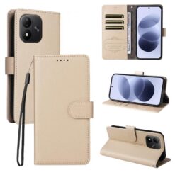 Alternative view of Peněženkové pouzdro Litchi béžové – Xiaomi Redmi Note 17 / Redmi Note 17 5G