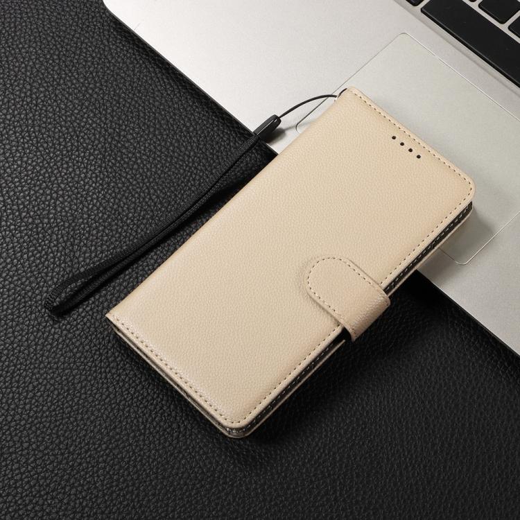 Peněženkové pouzdro Litchi béžové – Xiaomi Redmi Note 17 / Redmi Note 17 5G | Levné Kryty | Levné Kryty | Levné Kryty
