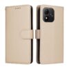 Peněženkové pouzdro Litchi hnědé – Xiaomi Redmi Note 17 / Redmi Note 17 5G | Levné Kryty | Levné Kryty | Levné Kryty