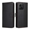 Peněženkové pouzdro Litchi červené – Xiaomi Redmi Note 17 / Redmi Note 17 5G | Levné Kryty | Levné Kryty | Levné Kryty