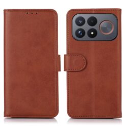 Peněženkové pouzdro Magnetic fresh case hnědé – Xiaomi Poco F9 Ultra | Levné Kryty | Levné Kryty | Levné Kryty
