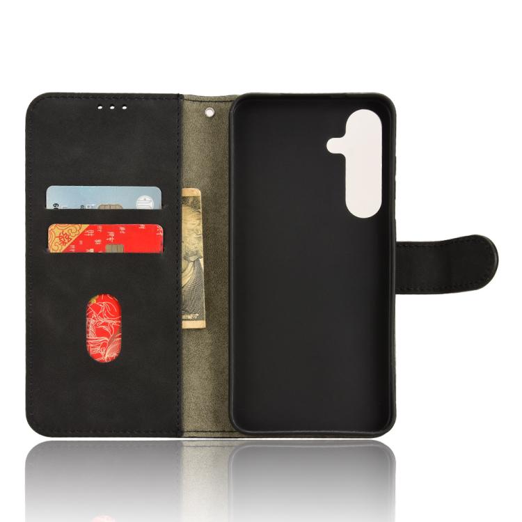Peněženkové pouzdro Solid černé – Samsung Galaxy S26 FE | Levné Kryty | Levné Kryty | Levné Kryty