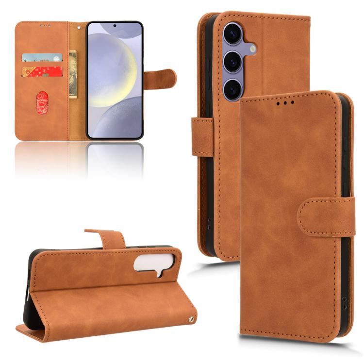Peněženkové pouzdro Solid hnědé – Samsung Galaxy S26 FE | Levné Kryty | Levné Kryty | Levné Kryty