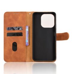 Peněženkové pouzdro Solid hnědé – Xiaomi Redmi Note 17 Pro Max | Levné Kryty | Levné Kryty | Levné Kryty