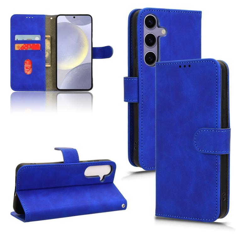 Peněženkové pouzdro Solid modré – Samsung Galaxy S26 FE | Levné Kryty | Levné Kryty | Levné Kryty