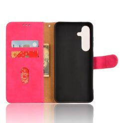 Peněženkové pouzdro Solid růžové – Samsung Galaxy S26 FE | Levné Kryty | Levné Kryty | Levné Kryty