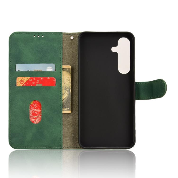 Peněženkové pouzdro Solid zelené – Samsung Galaxy S26 FE | Levné Kryty | Levné Kryty | Levné Kryty