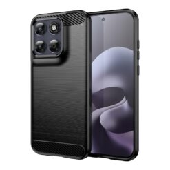 Zadní kryt Carbon černý – Motorola Moto G77