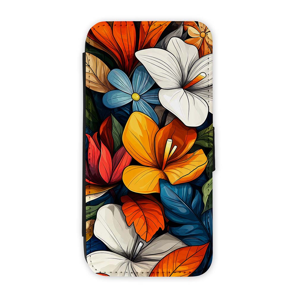 Knížkové pouzdro Creative Case 72 Bloom – Samsung Galaxy A52 | Levné Kryty | Levné Kryty | Levné Kryty
