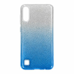 Třpytivý Kryt Forcell Shining transparentno-modrý – Samsung Galaxy A10