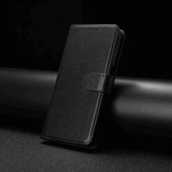 Peněženkové pouzdro Solid černé – Motorola Moto G57 / Moto G57 Power / Moto G67 Power | Levné Kryty | Levné Kryty | Levné Kryty