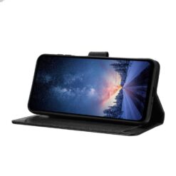 Peněženkové pouzdro Solid černé – Motorola Moto G57 / Moto G57 Power / Moto G67 Power | Levné Kryty | Levné Kryty | Levné Kryty