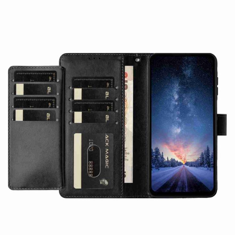 Peněženkové pouzdro Solid černé – Motorola Moto G57 / Moto G57 Power / Moto G67 Power | Levné Kryty | Levné Kryty | Levné Kryty