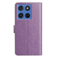 Peněženkové pouzdro Solid fialové – Motorola Moto G57 / Moto G57 Power / Moto G67 Power | Levné Kryty | Levné Kryty | Levné Kryty