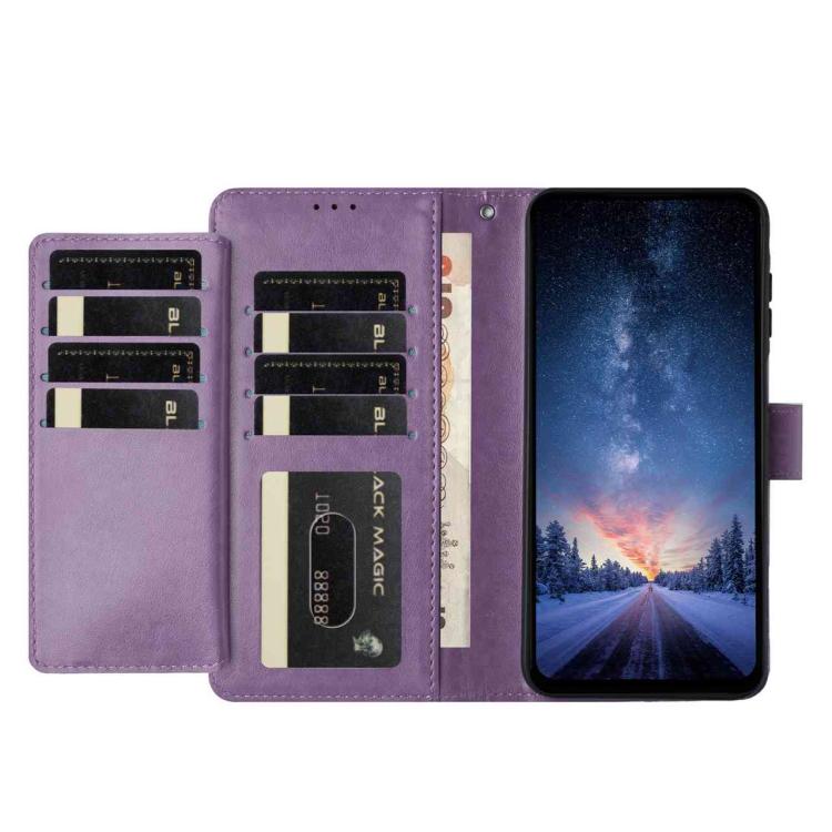 Peněženkové pouzdro Solid fialové – Motorola Moto G57 / Moto G57 Power / Moto G67 Power | Levné Kryty | Levné Kryty | Levné Kryty